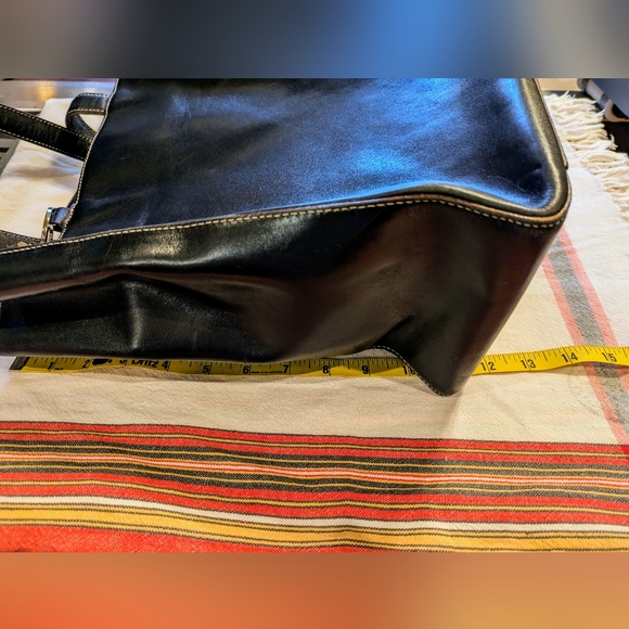 VTG 1990's Carolee Leather Tote - Picture 9 of 14